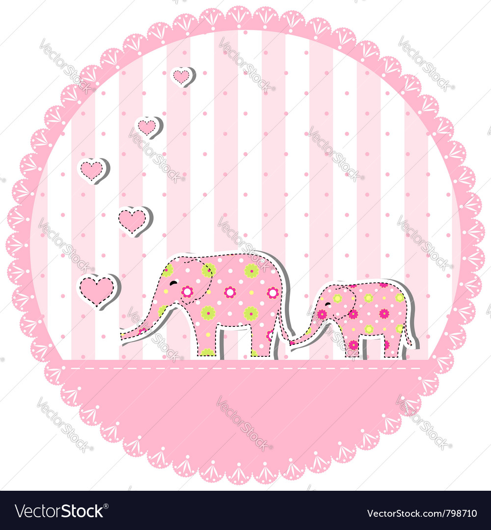 new baby shower invitation card royalty free vector image