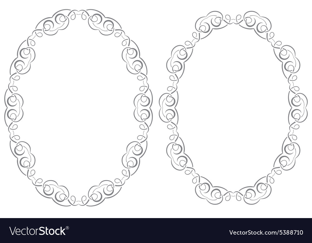 Set openwork frame