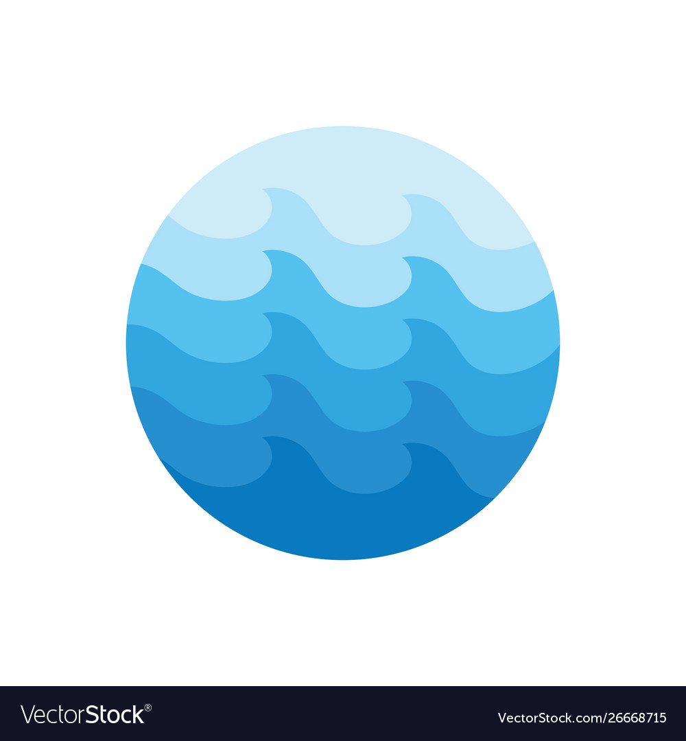 Abstrakte Wasserwelle Design Hintergrund vector image Abstrakte Wasserwelle Design Hintergrund