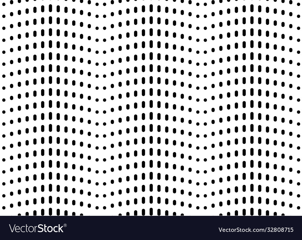 Dot waves horizontal pattern vector image Dot waves horizontal pattern