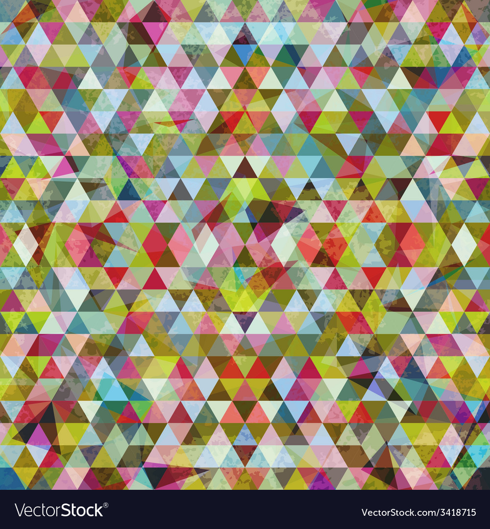 Triangular mosaic colorful background