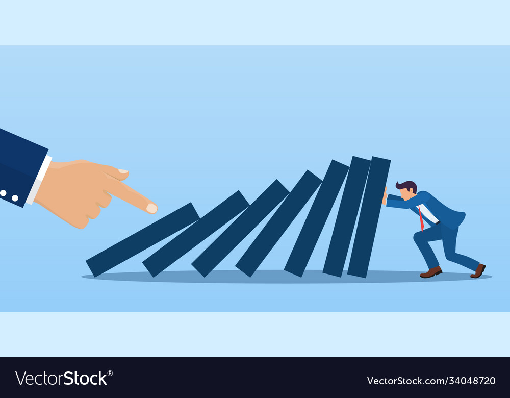 businessman-trying-to-stop-falling-domino-vector-image