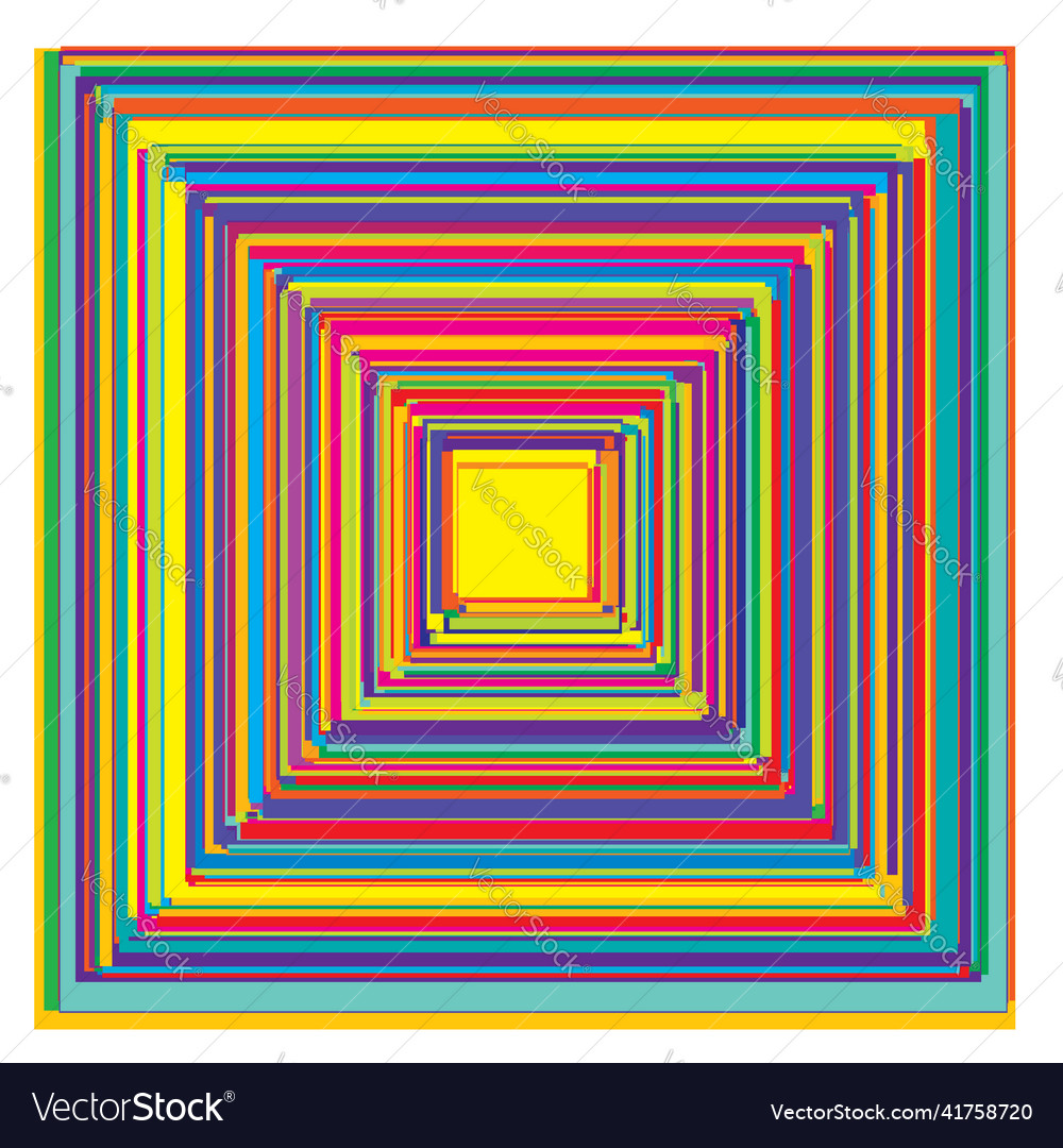 Overlapping random squares abstract colorful Vector Image Overlapping random squares abstract colorful