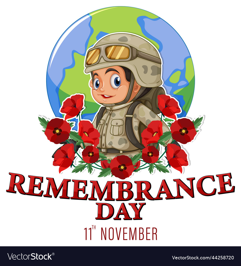 Remembrance day logo design
