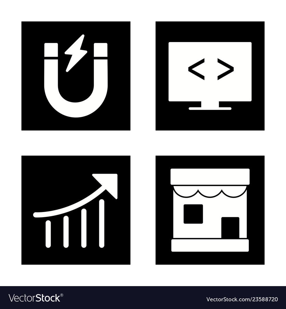 Set of seo search engine optimization icons