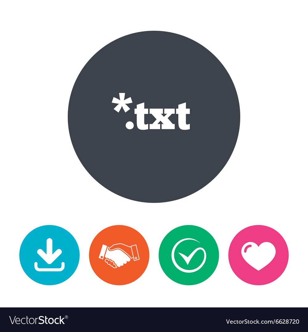 Text file icon download txt doc button