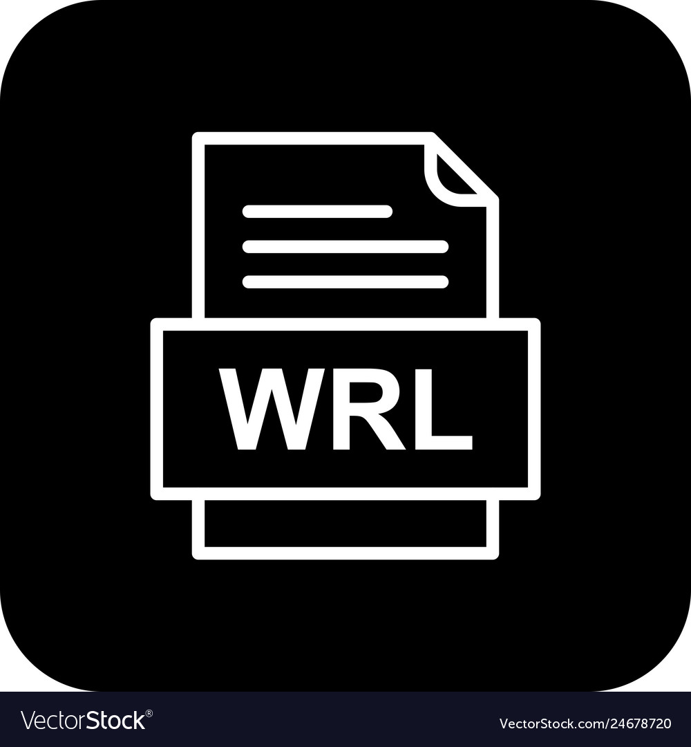 Wrl file document icon