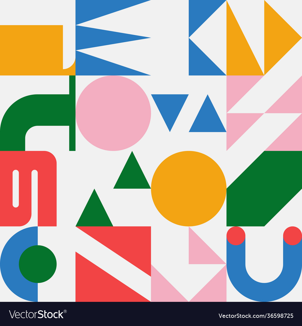 Abstract pattern design vector image Abstract pattern design