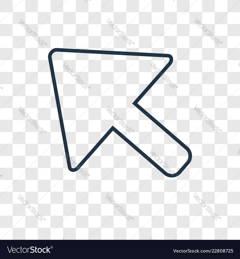 Diagonal Arrow Icon - Linear Style