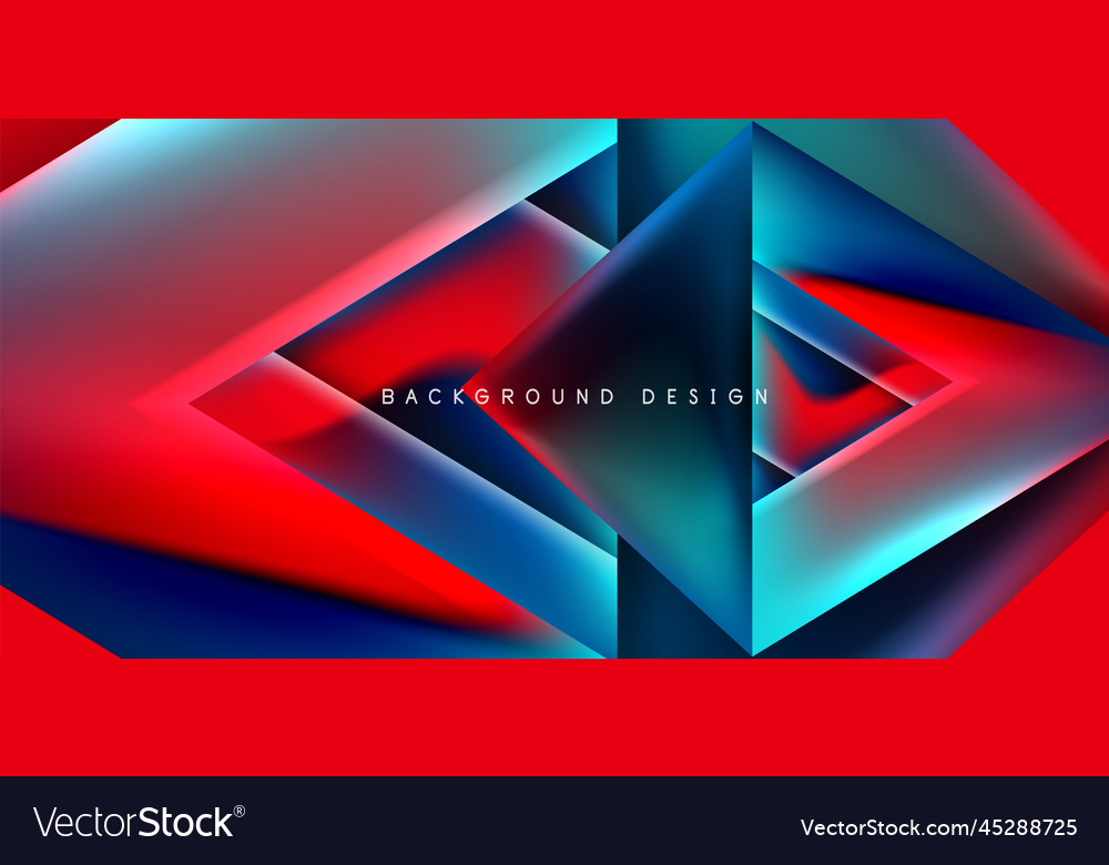 Futuristic triangle abstract background Vector Image Futuristic triangle abstract background
