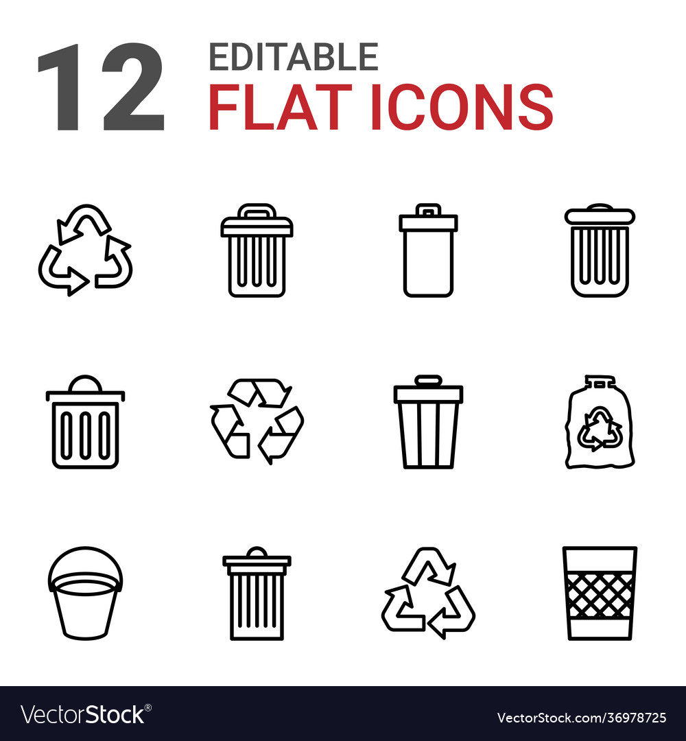 Garbage icons