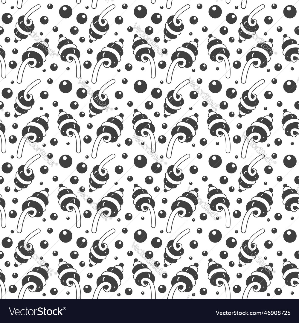 Geometric seamless pattern with abstract hand Vector Image Geometric seamless pattern with abstract hand