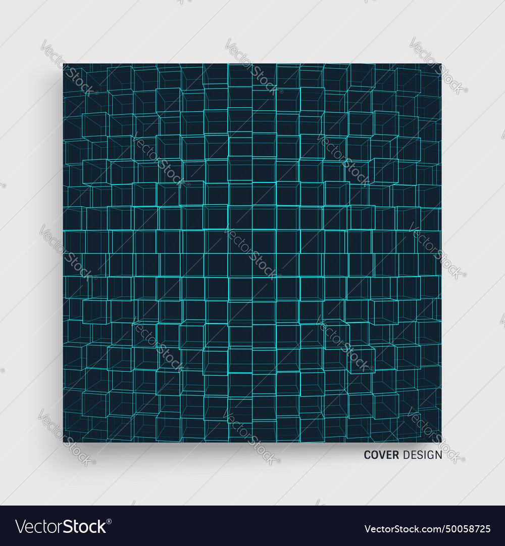 Lattice structure science or technology Vector Image Lattice structure science or technology