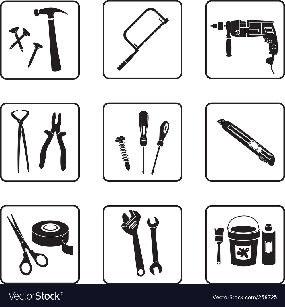 Tools Royalty Free Vector Image - VectorStock