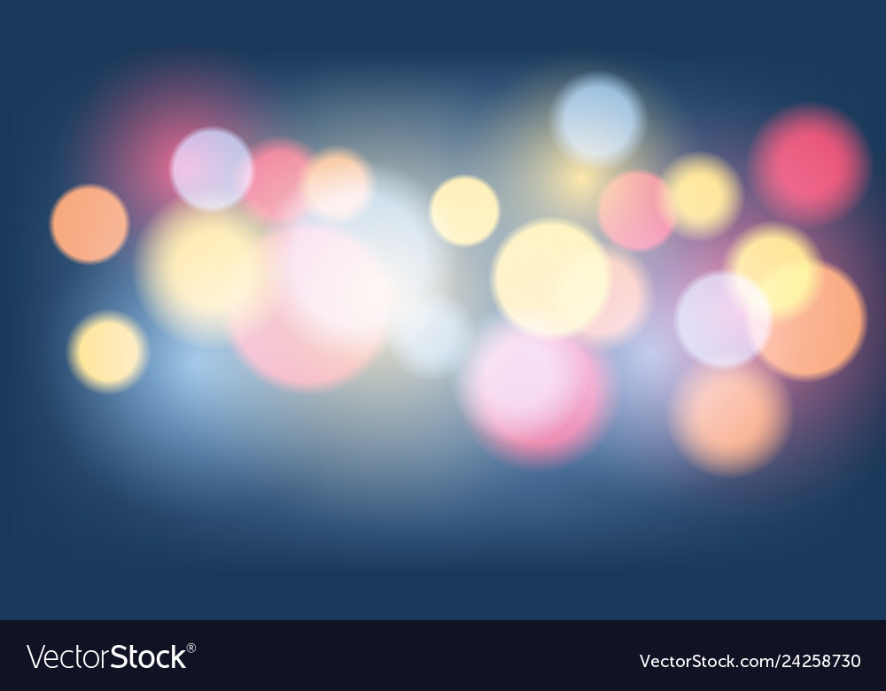 Abstract colorful bokeh background vector image Abstract colorful bokeh background
