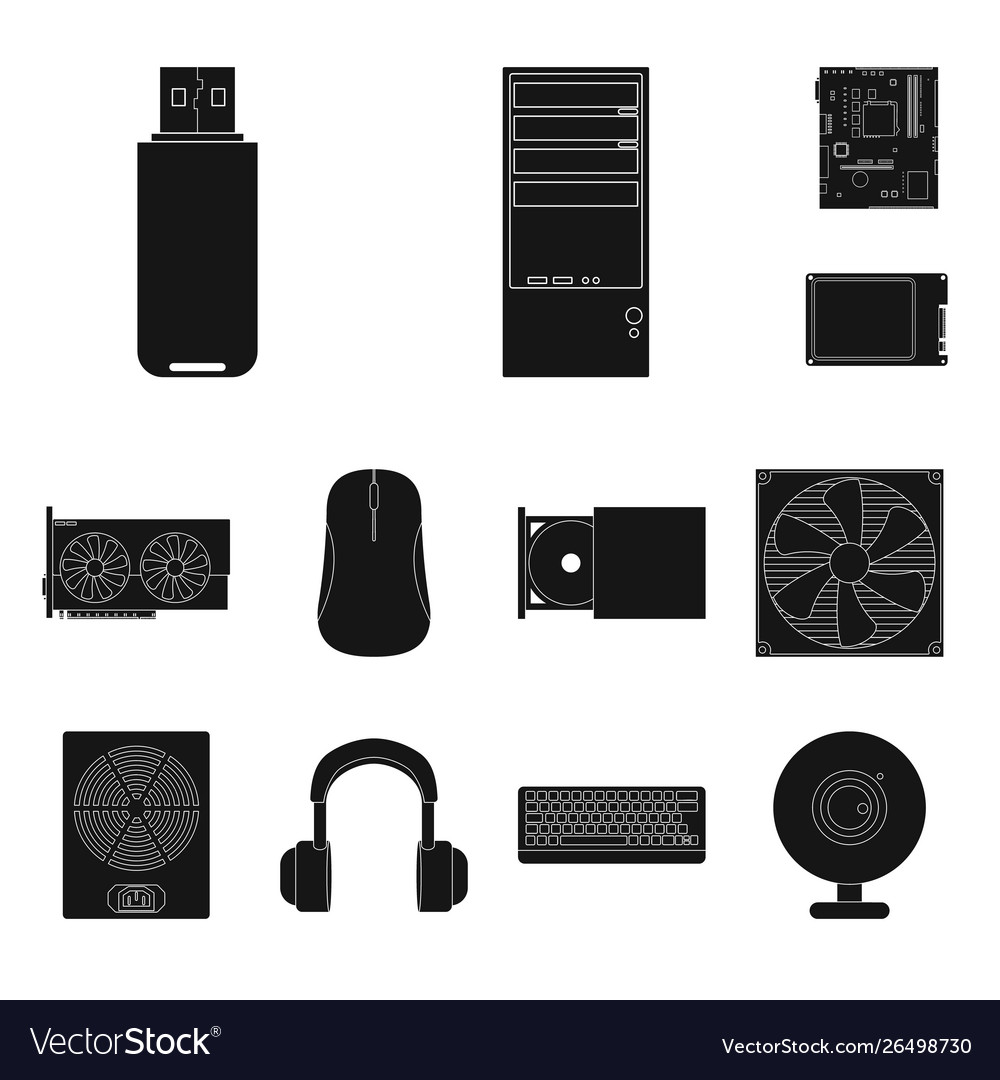 Design internet and electronics symbol vector image Design internet and electronics symbol