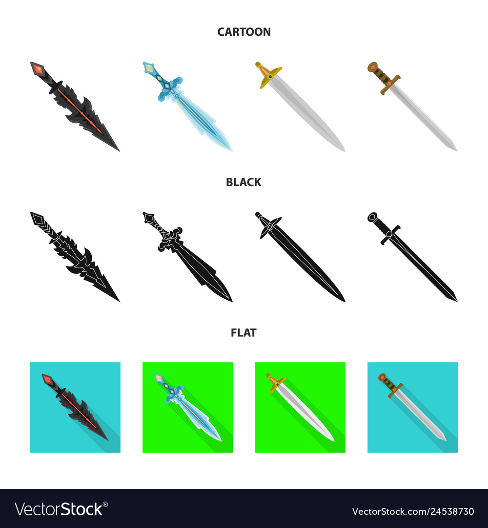 Design of game and armor symbol collection Vector Image Design of game and armor symbol collection