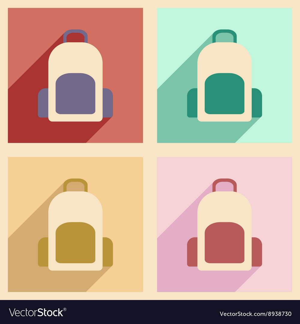 Flat with shadow concept and mobile application