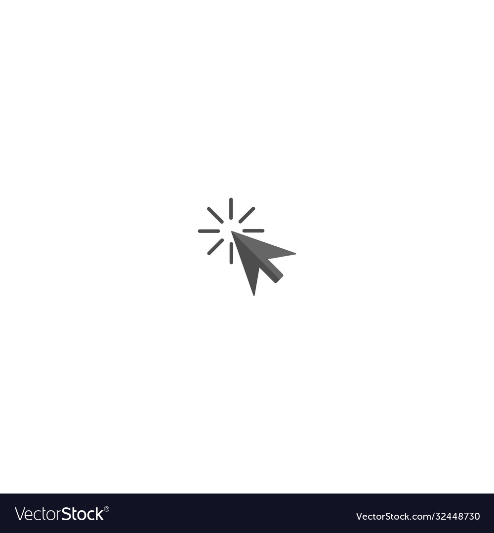 Mouse cursor pointer icon logo