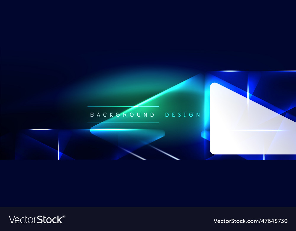 Neon lights hacking geometric background virtual