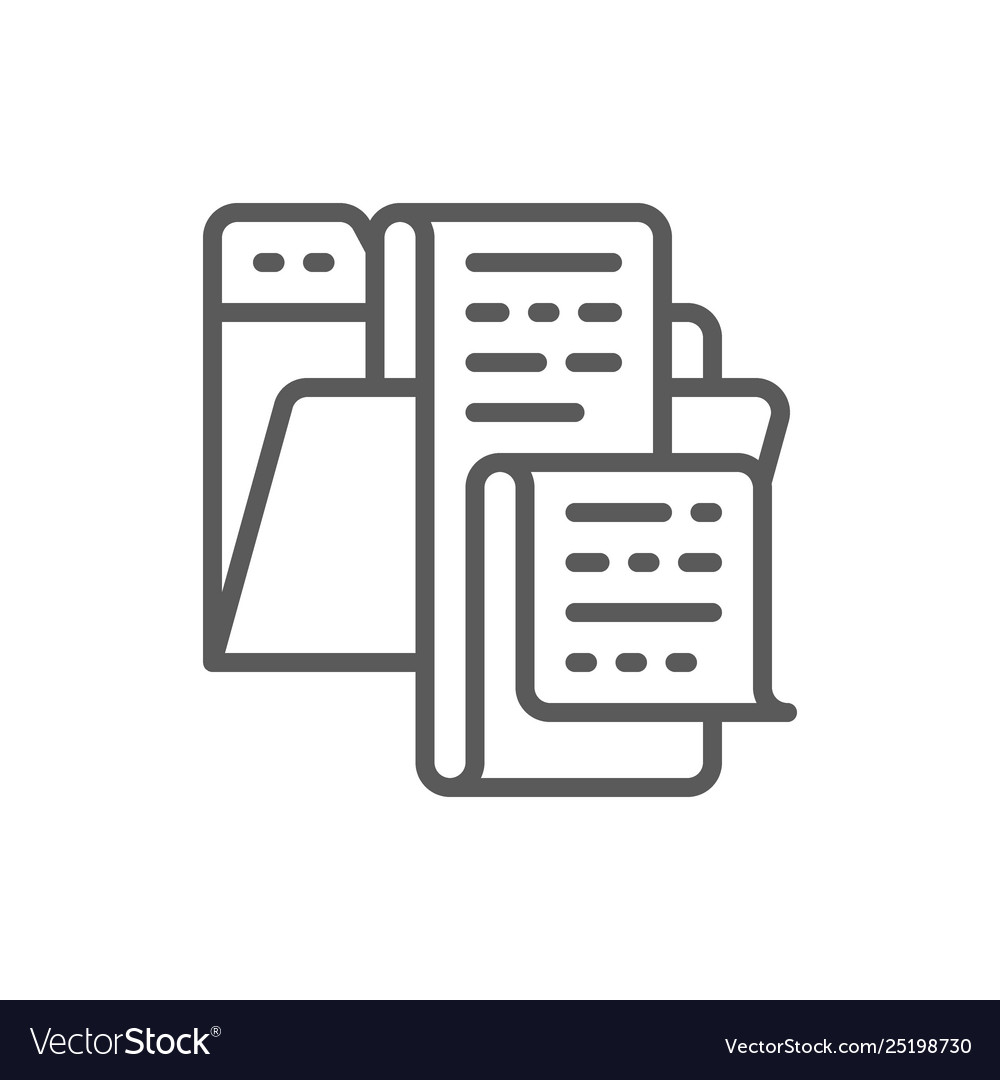 Open folder with documents file list jobs