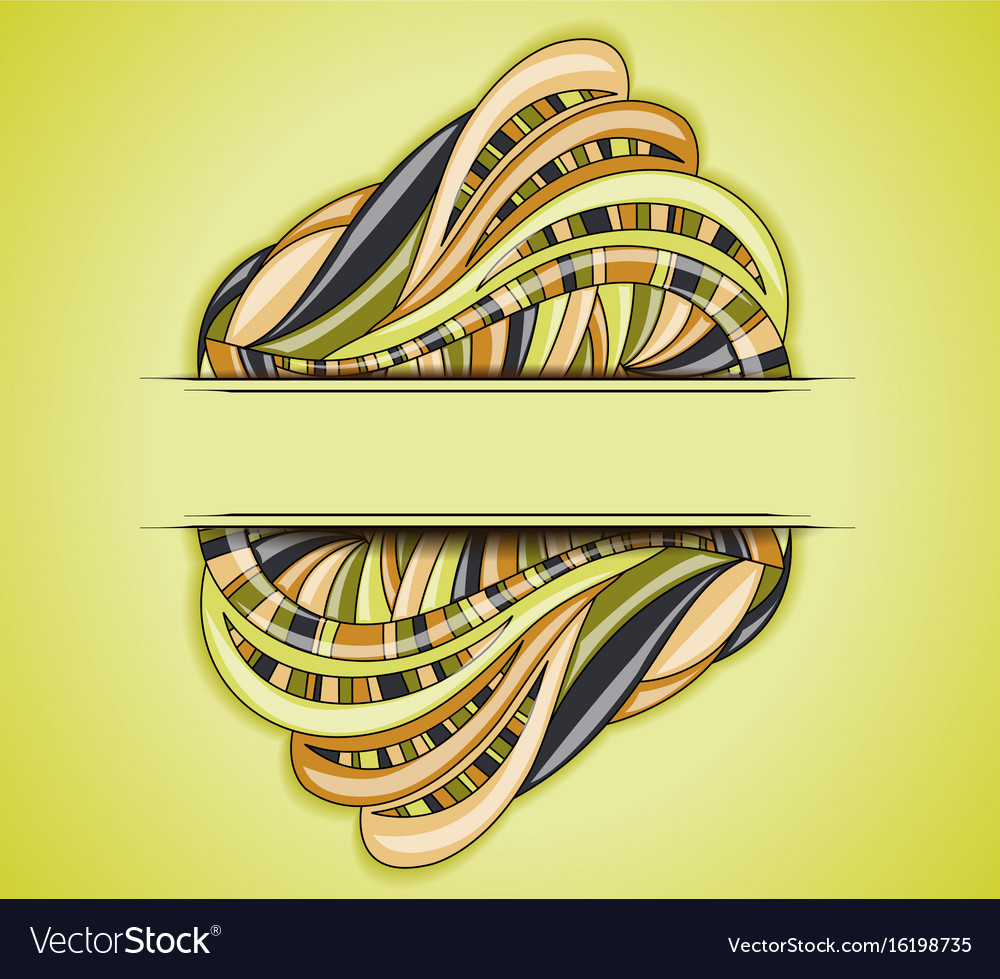 Abstract colorful frame