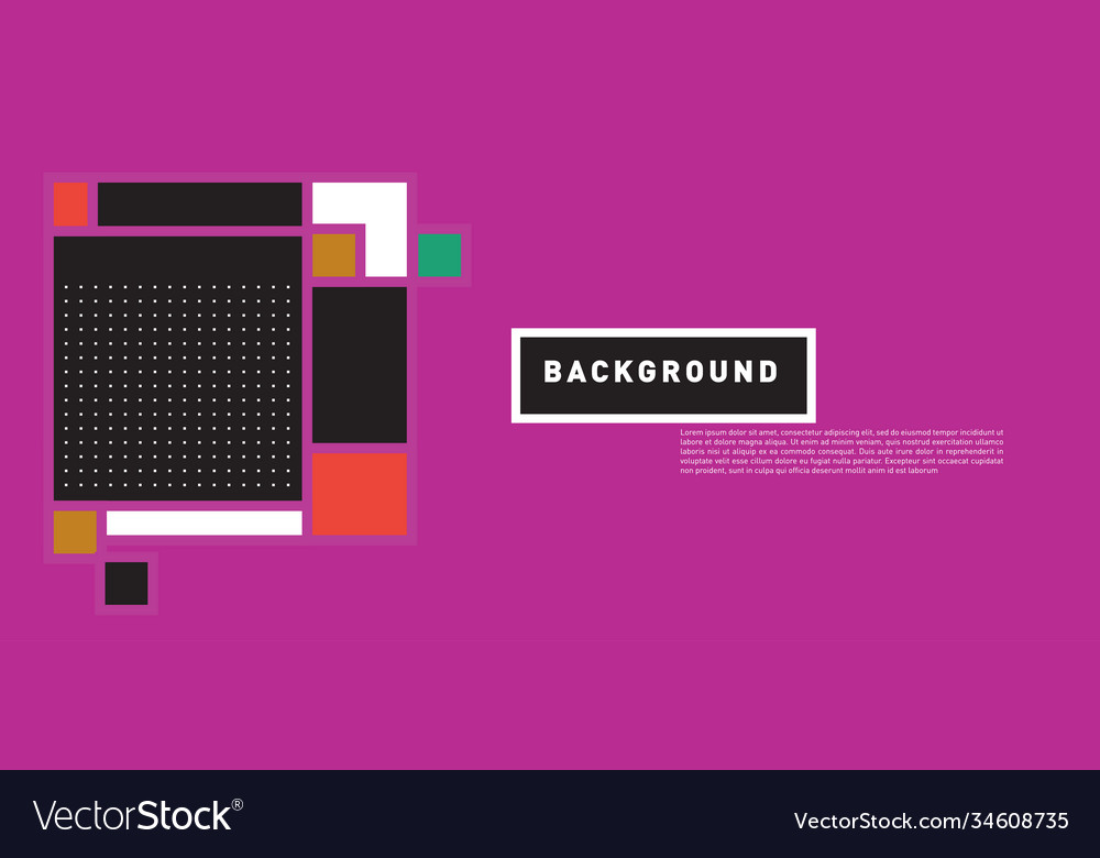Abstract colorful rectangle background for banner