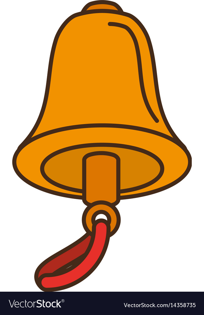 Boxing bell isolated icon