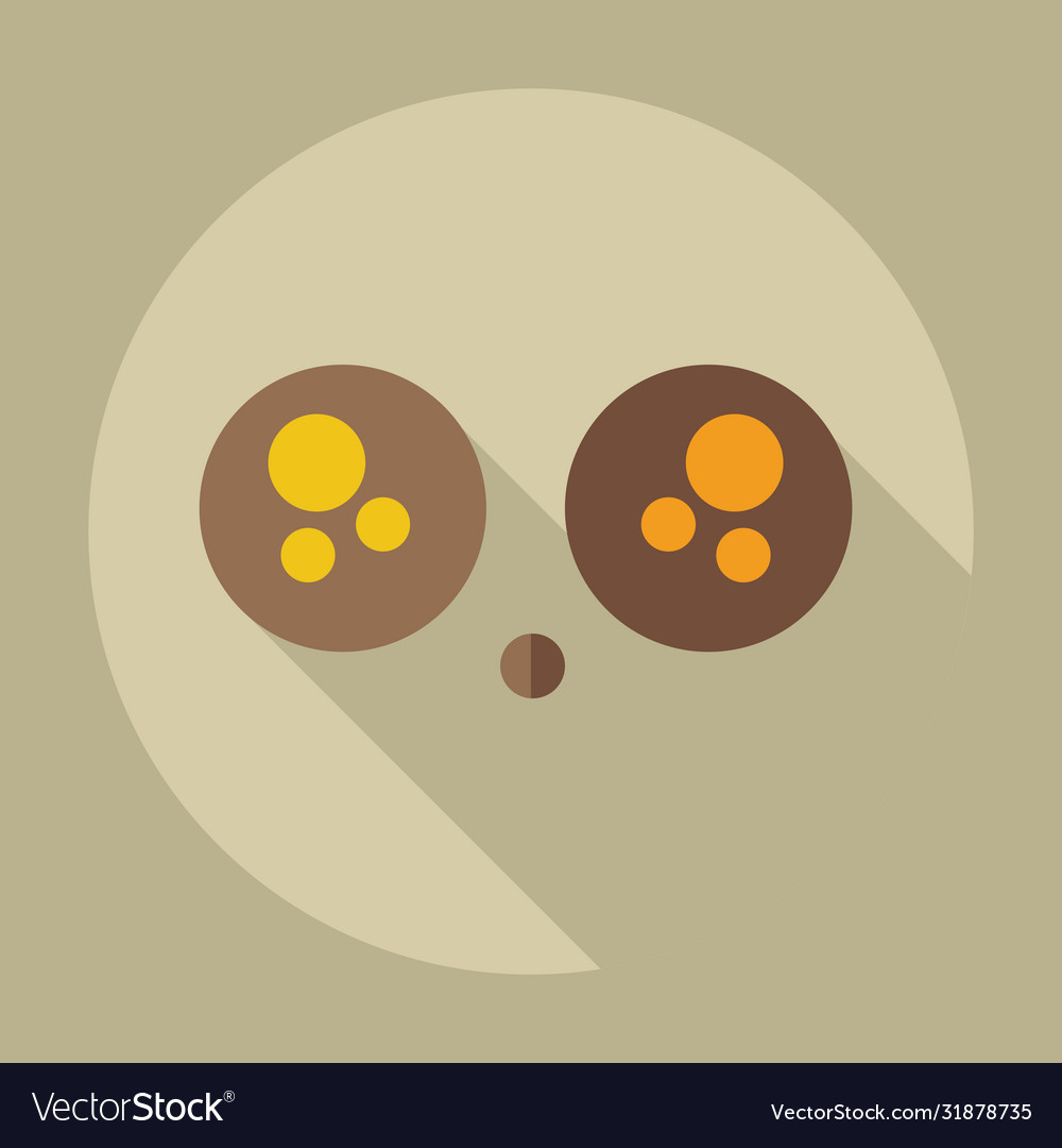 Flat modern design with shadow icons sad smiley