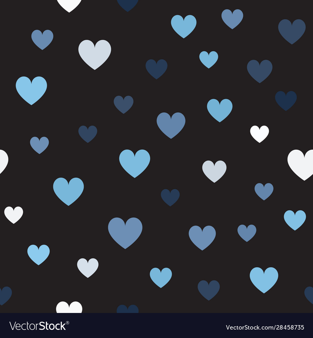 Heart pattern seamless background Royalty Free Vector Image