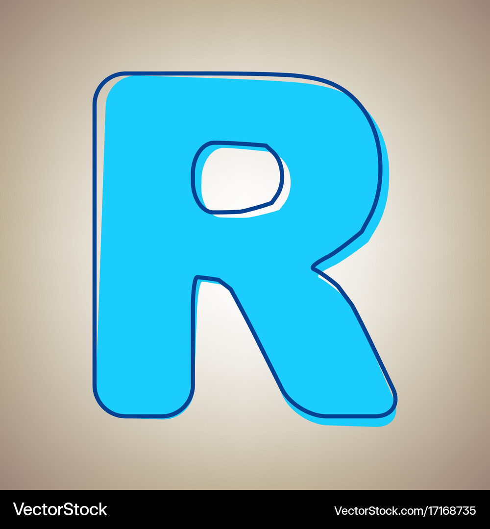 Letter R Template