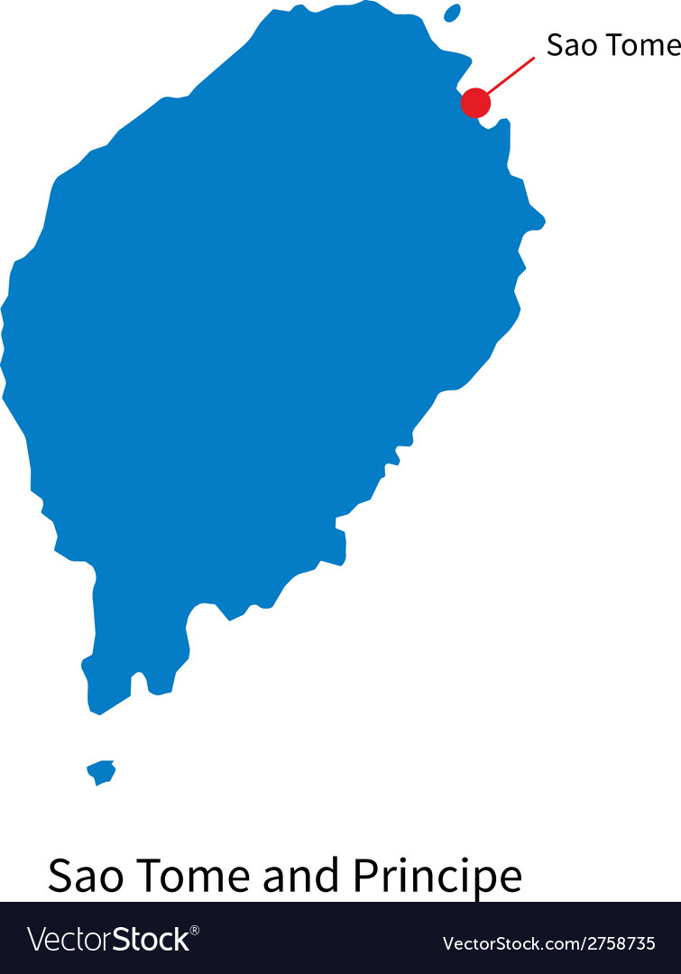 Sao Tome and Principe Capital Map