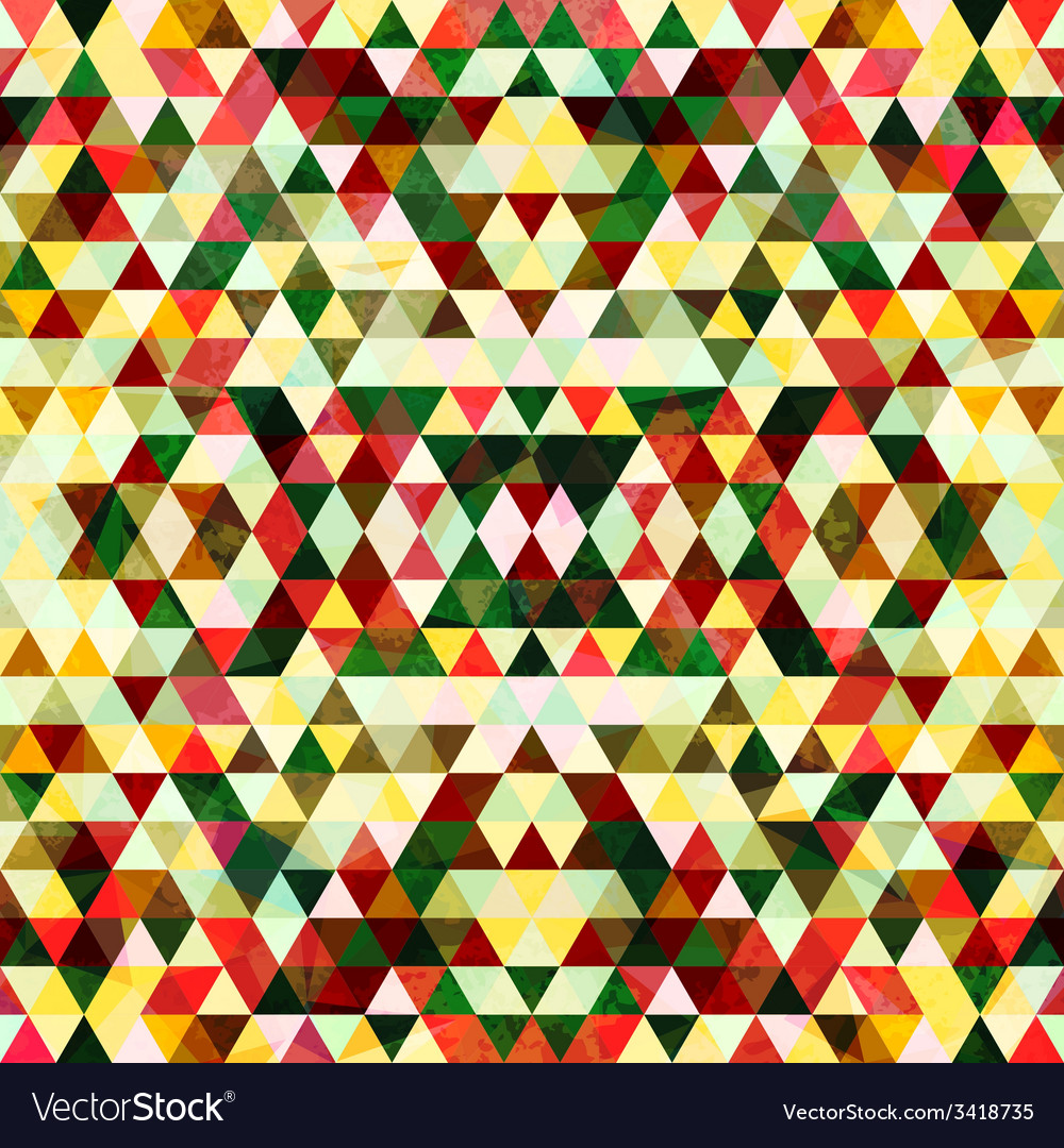 Triangular mosaic colorful background