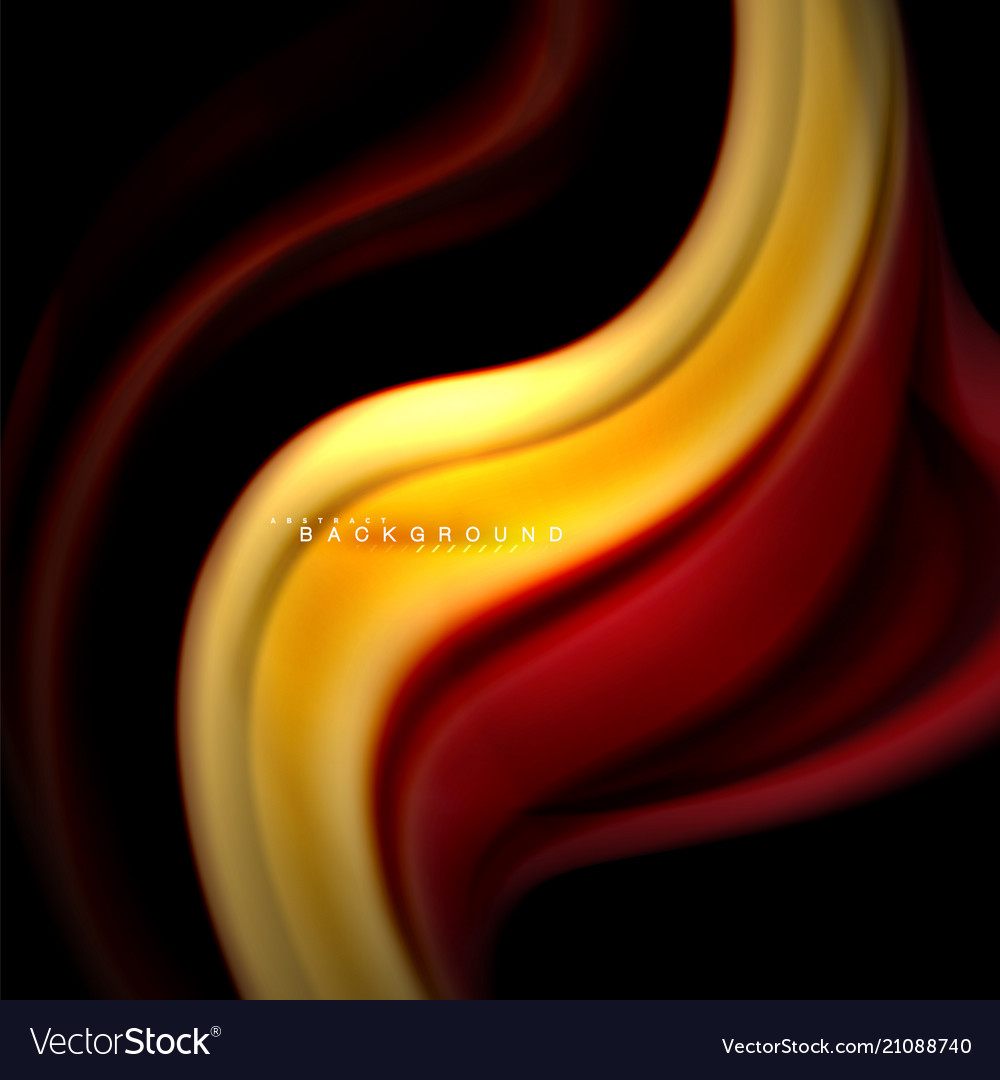 Fluid Color Wave Abstract Background
