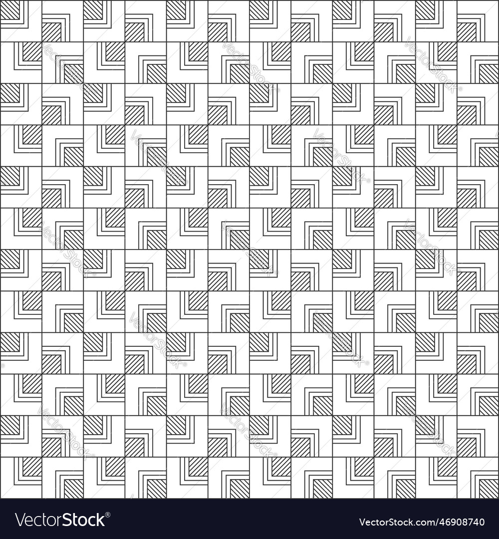 Geometric figure and abstract square style lines vector image Geometric figure and abstract square style lines