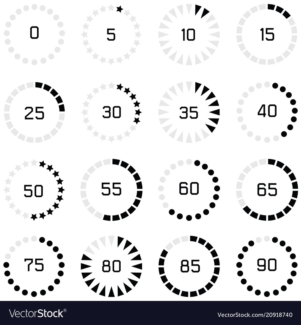 Loading icon set