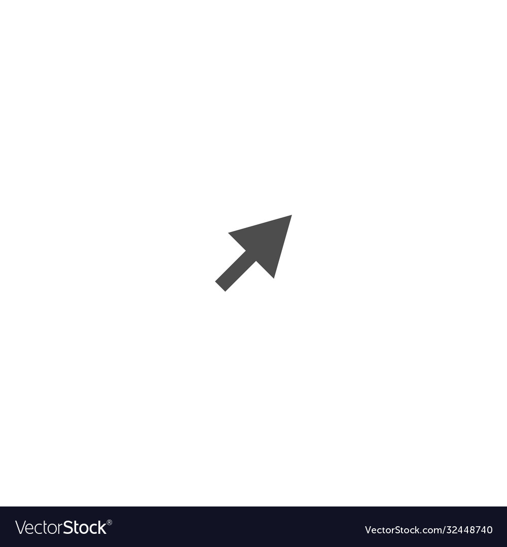 Mouse cursor pointer icon logo vector image Mouse cursor pointer icon logo