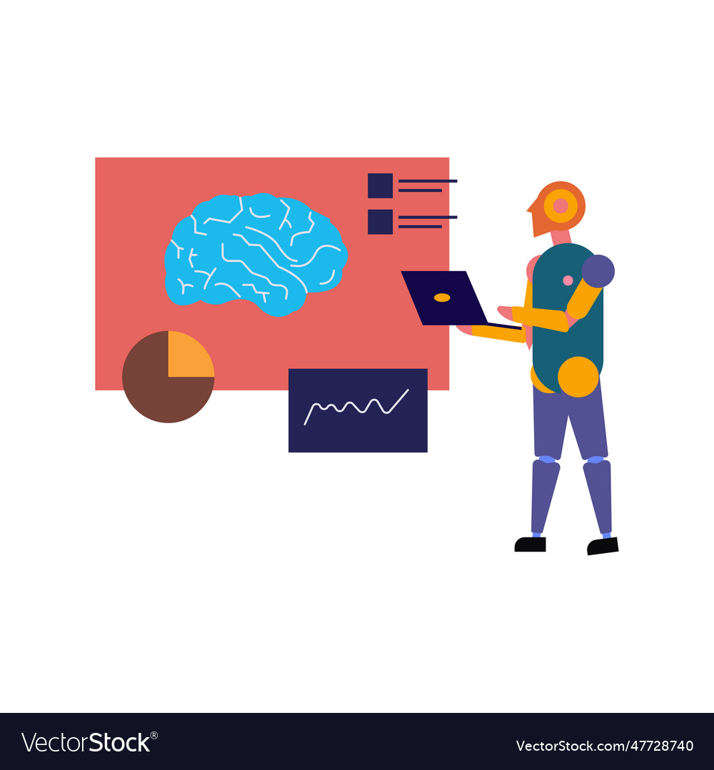 Robot is working on brain programming