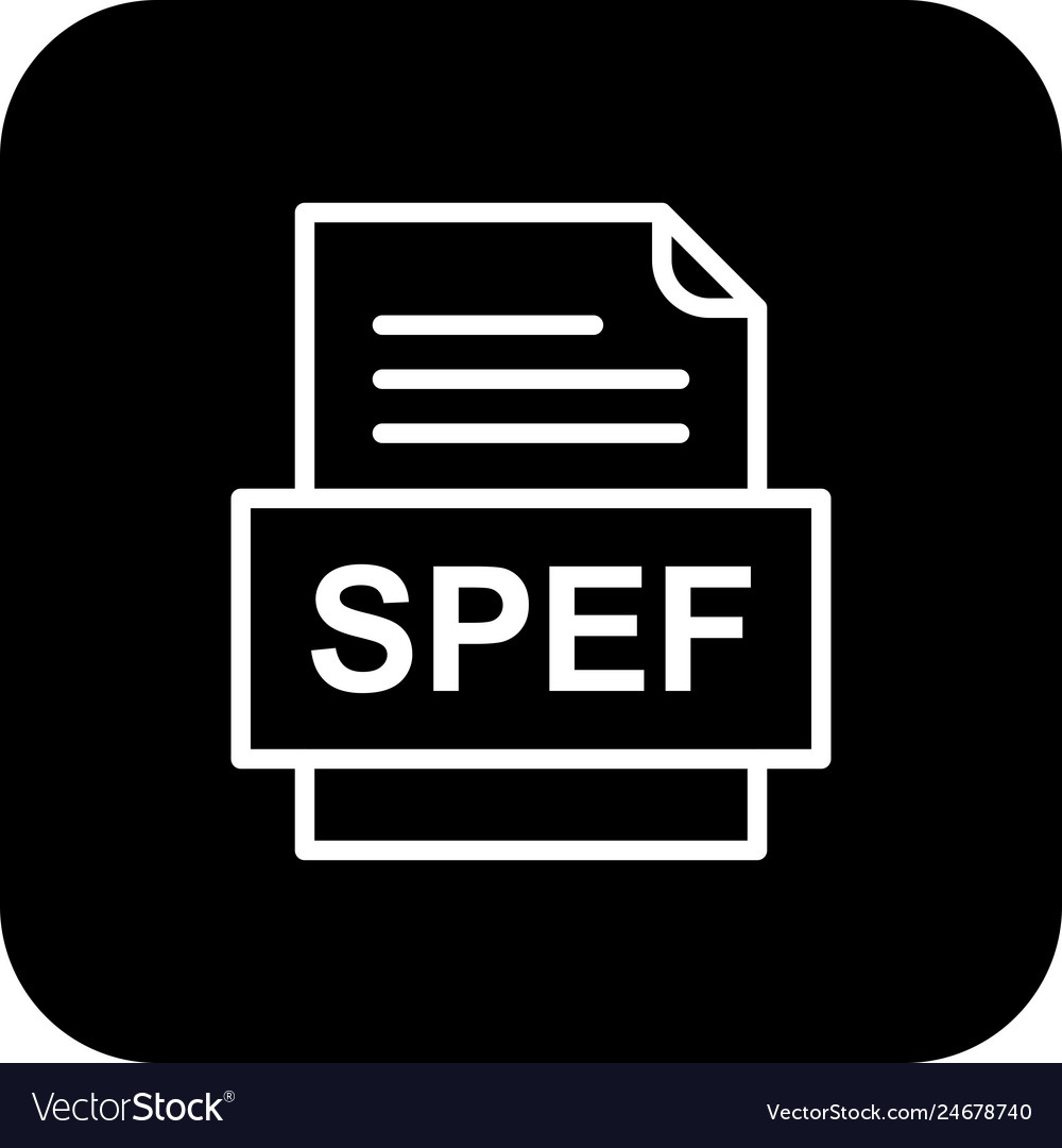 Spef file document icon
