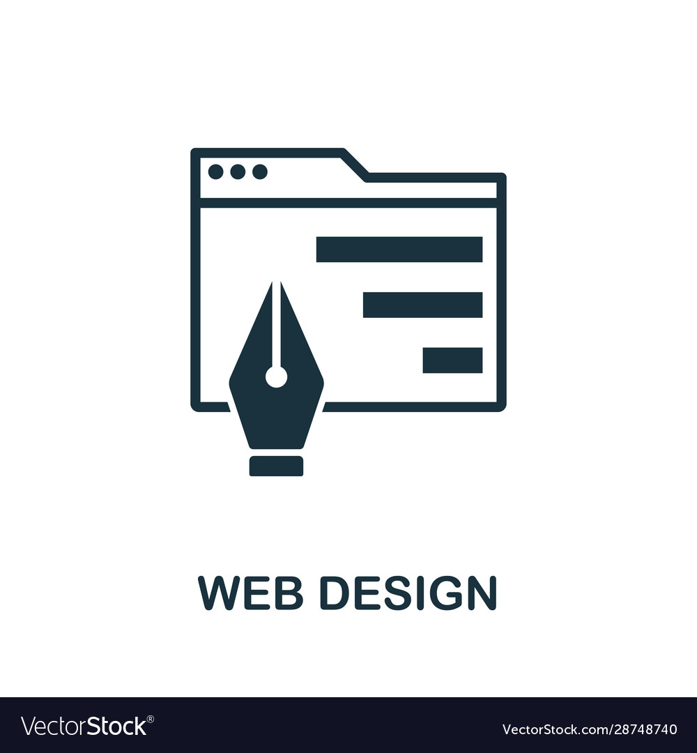 Web design icon simple element from