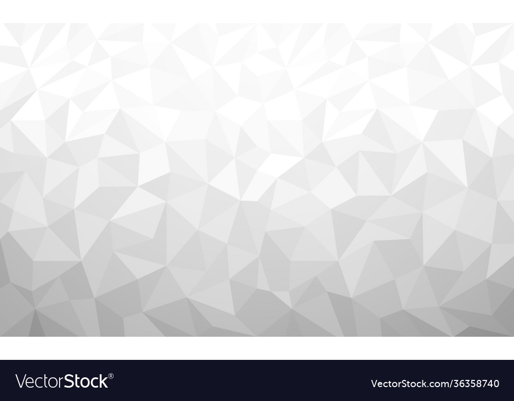 White polygonal background Royalty Free Vector Image