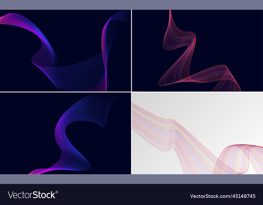 Create a unique aesthetic with this set of 4