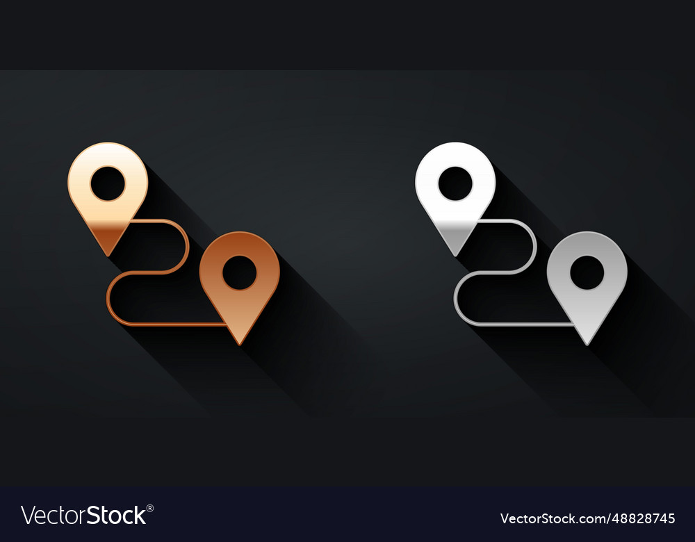 Standort Icons - Gold & Silber
