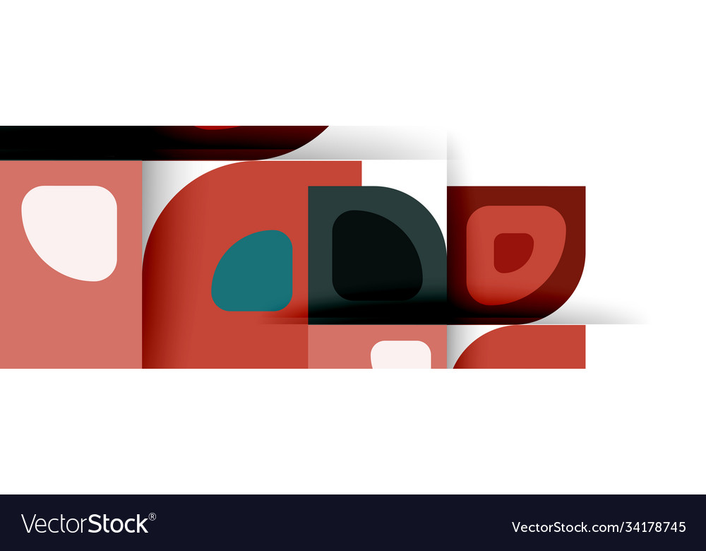 Set modern geometric abstract Royalty Free Vector Image