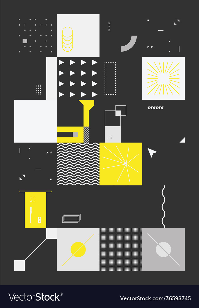 Technology abstract pattern design vector image Technology abstract pattern design