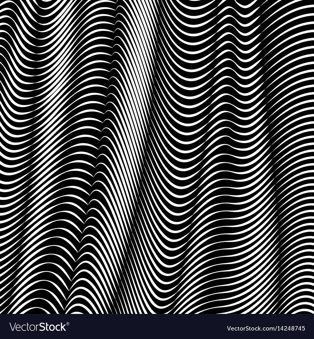 Warped lines background flexible