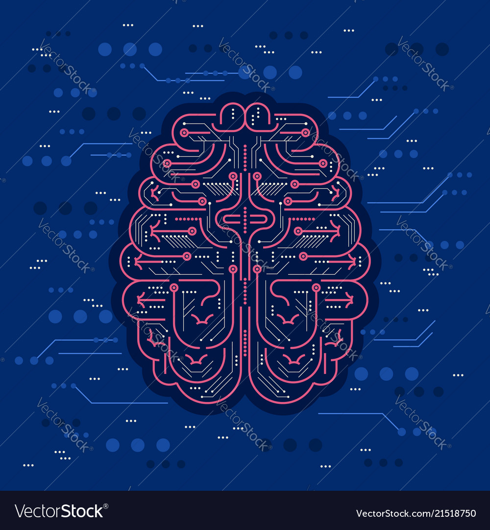Artificial intelligence or ai Royalty Free Vector Image
