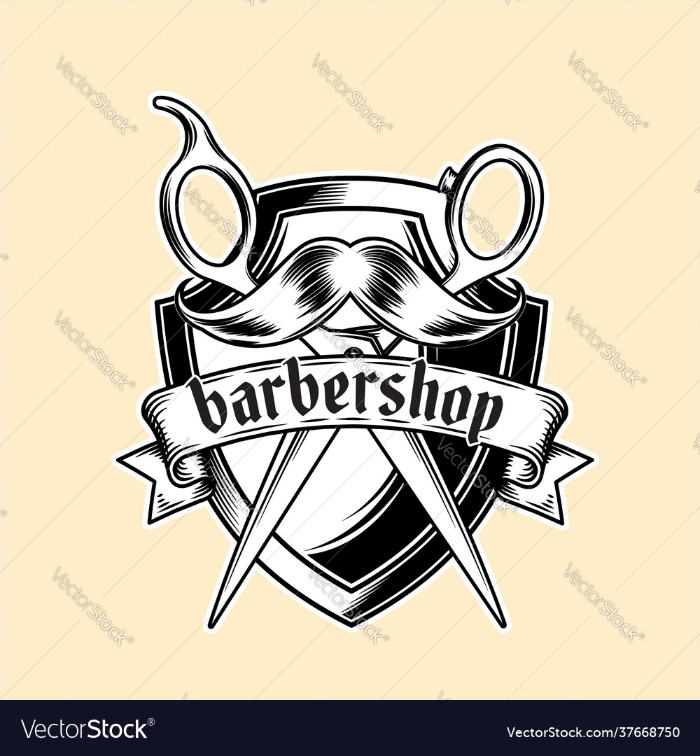 Badge logo barbershop