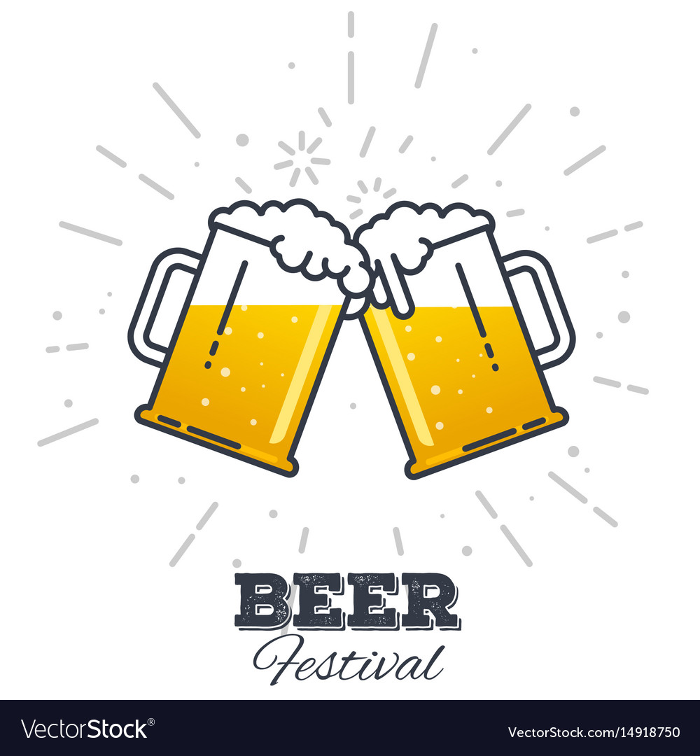 Beer Festival Icon Royalty Free Vector Image Vectorstock 7202