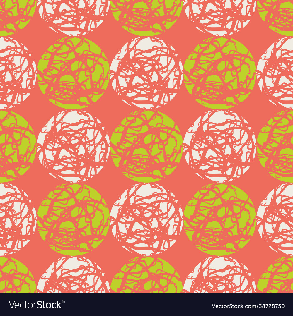 Marble effect circles seamless pattern